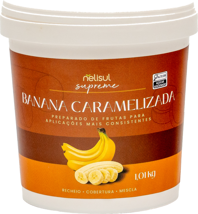 linha nelisul para aplicações forneáveis — banana caramelizada