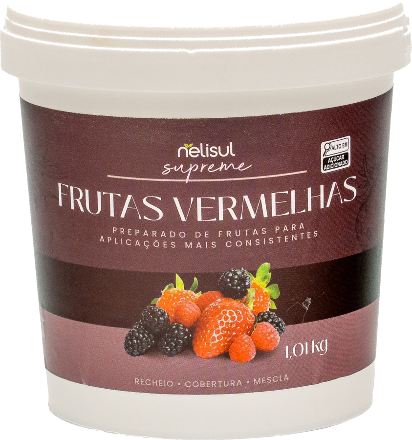 preparado de frutas vermelhas nelisul supreme 1,01kg